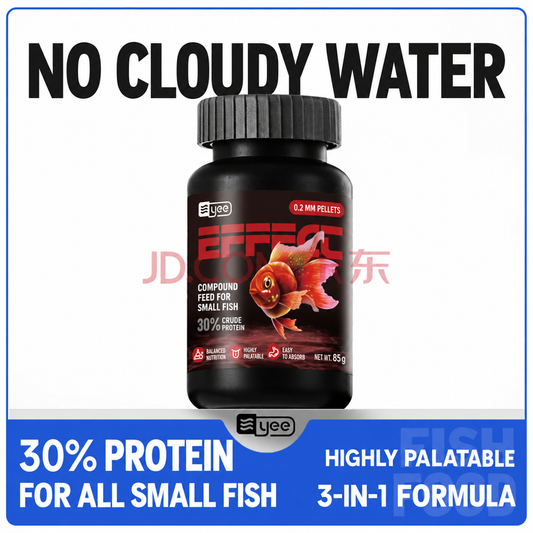 Microgranulado 3 em 1 P/ Peixes Pequenos YEE 0,2mm 85g