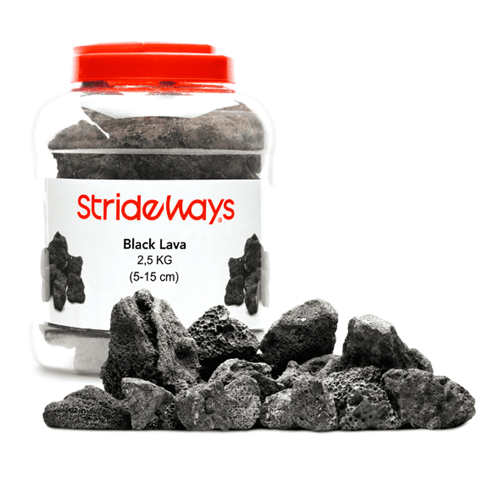 Strideways Black Lava Stone Bottle (2,5Kg)