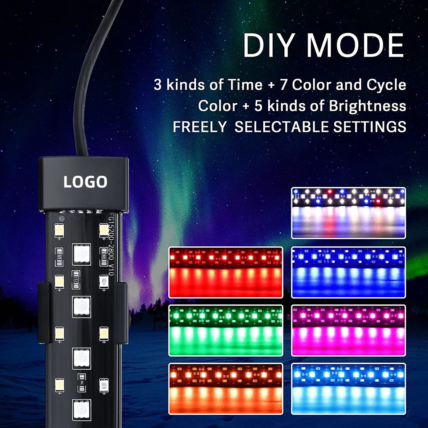 LED Submersível WRGB Siroka