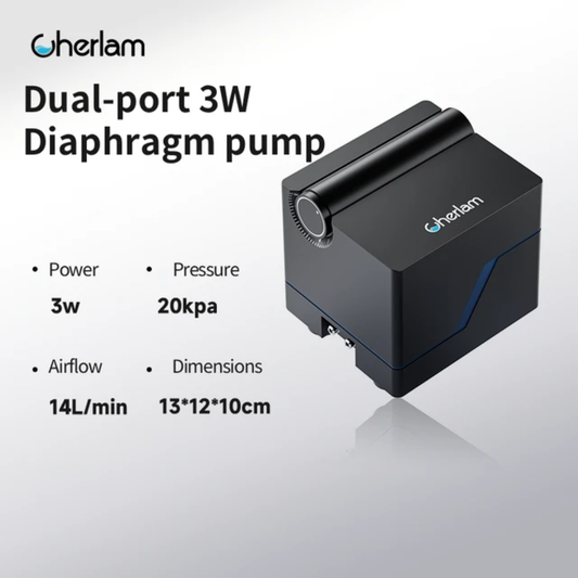 Bomba de Ar 2 Saídas Cherlam 3W 840l/h